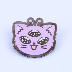 Custom fashion hard enamel lapel pins of cute design enamel pin