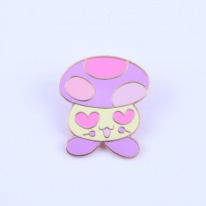 Custom fashion hard enamel lapel pins of cute design enamel pin