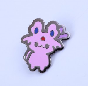 Manufacturer custom design backing card logo maker cute anime animal badge custom metal soft hard enamel lapel pins