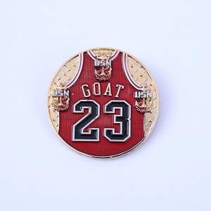 Factory die cast zinc alloy double sided coins