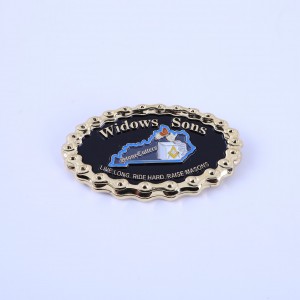 Wholesale personalized custom metal die casting double sided 3D antique gold plated masonic challenge coins