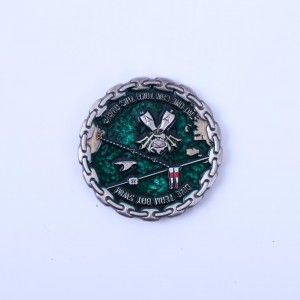 Factory die cast zinc alloy double sided coins