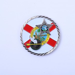Wholesale Custom High Quality Metal Silver Gold Commemorative Challenge Coins