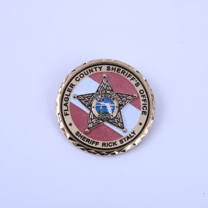 Commemorative Coin with Antique Gold Finish Custom Challenge Coin Souvenir Coin