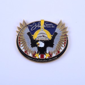 Wholesale Custom High Quality Metal Silver Gold Commemorative Challenge Coins