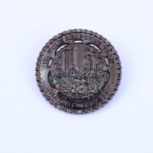Custom 3D Zinc Alloy Brass Engraving Souvenir Enamel Gold Coin Manufacturer Challenge Coins