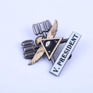 Metal badge custom color plating process of various metal materials