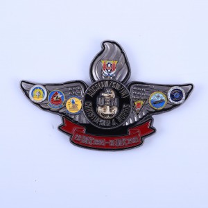 Factory Designed High Quality Hot Sale Souvenirs Collectible Metal Craft Double Coin Commemorative Custom Challenge Coins