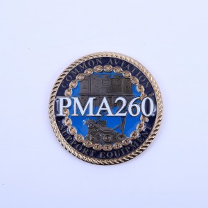 Wholesale personalized custom metal die casting double sided 3D antique gold plated masonic challenge coins