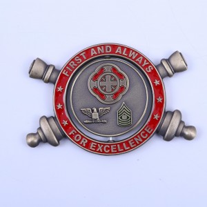 Factory Designed High Quality Hot Sale Souvenirs Collectible Metal Craft Double Coin Commemorative Custom Challenge Coins