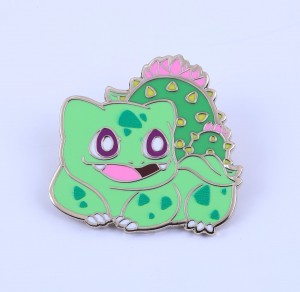 Custom fashion hard enamel lapel pins of cute design enamel pin